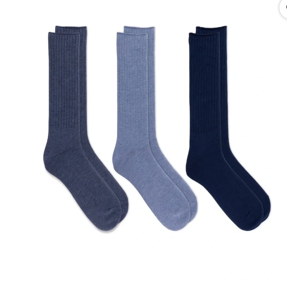 Chaps Classic Dress Dot Crew Socks & Chaps Classic Dress Ribbed Crew Socks 3pk